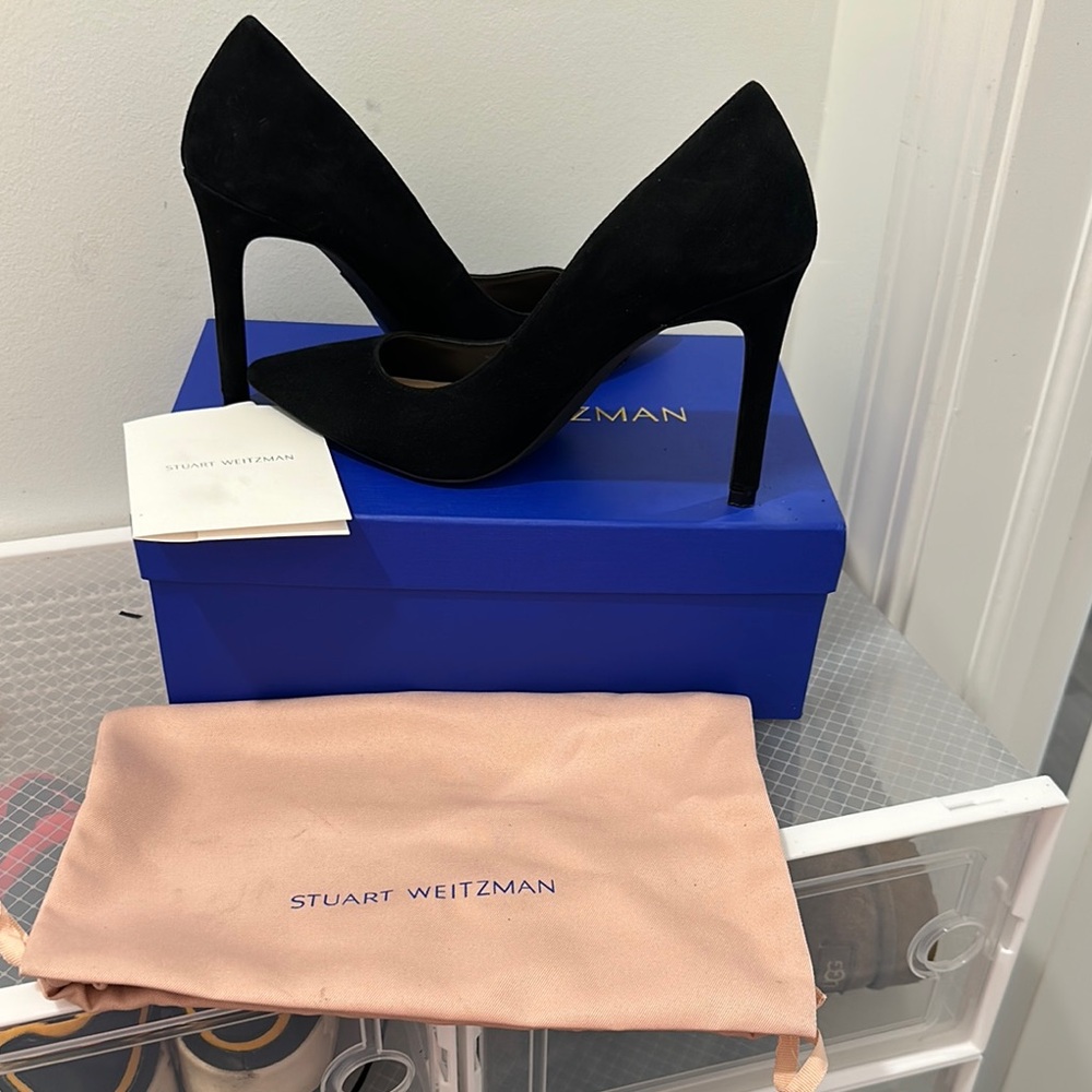 Stuart Weitzman Black Women's Heels